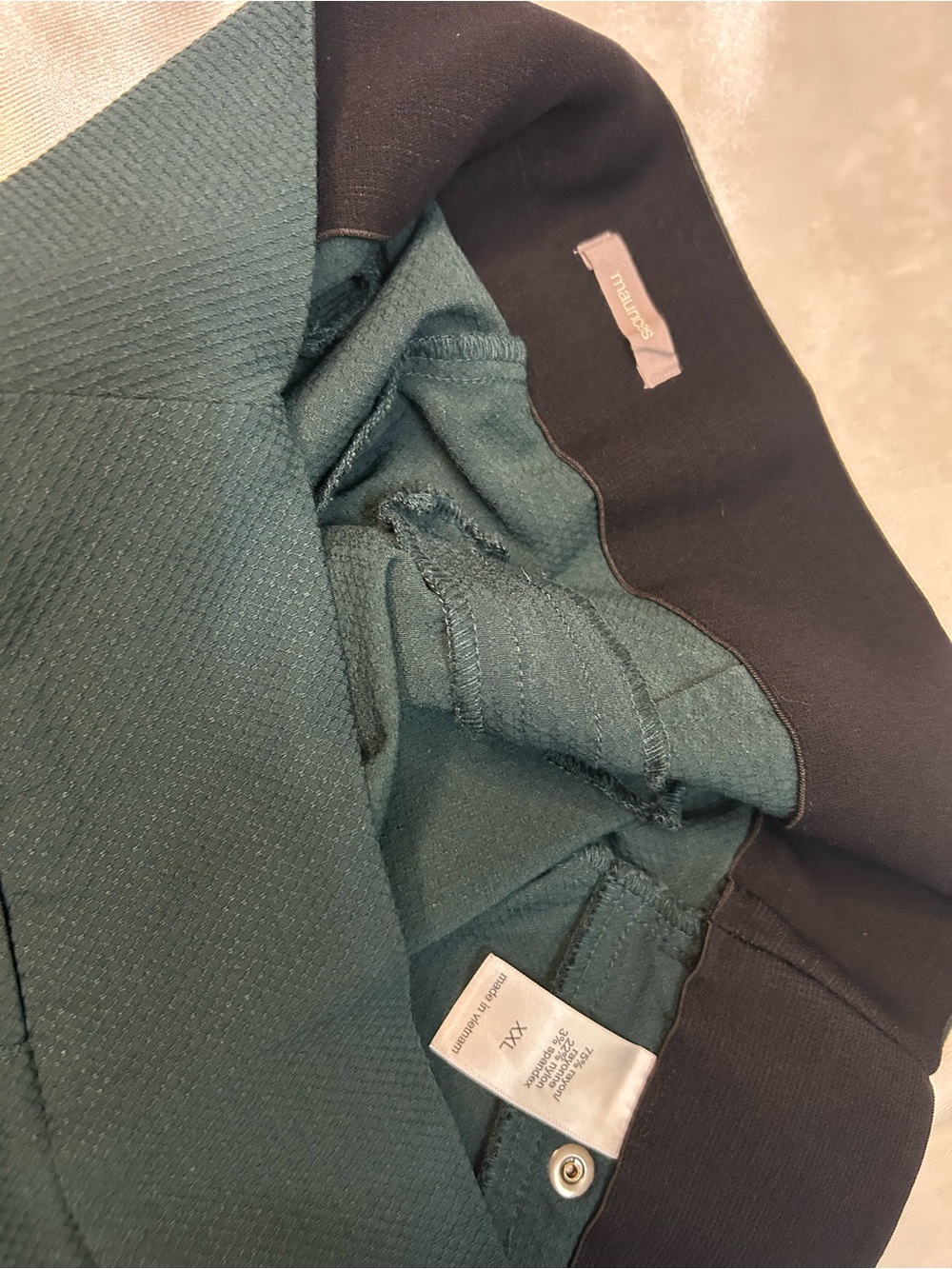 Maurices Teal Ankle Pants - Picture 4 of 4